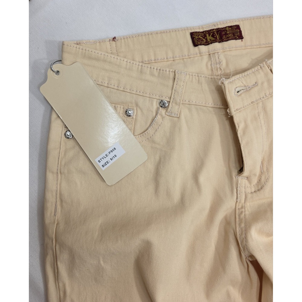 Sky Jeans Peach Women's Denim Pants. New With Tags. Size 9/10 - Picture 5 of 10
